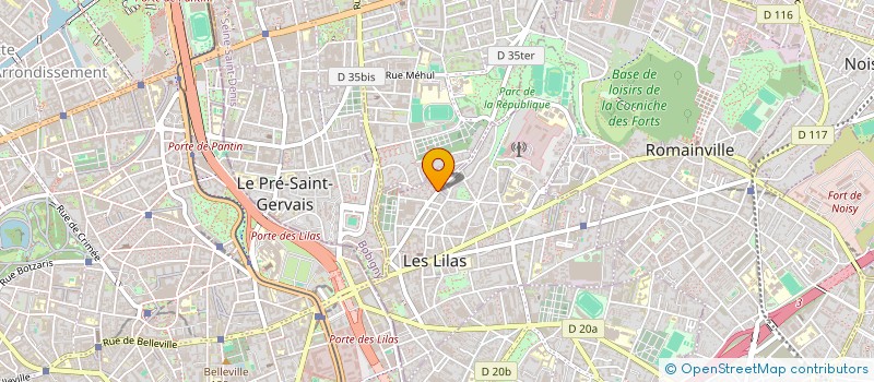 localisation de l'entreprise MADAME CLARA LIU à LES LILAS