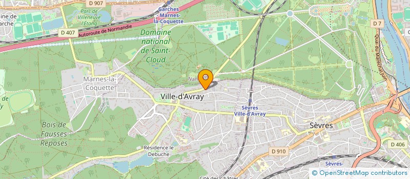 localisation de l'entreprise MADAME CLARA LOEB  VILLE-D'AVRAY