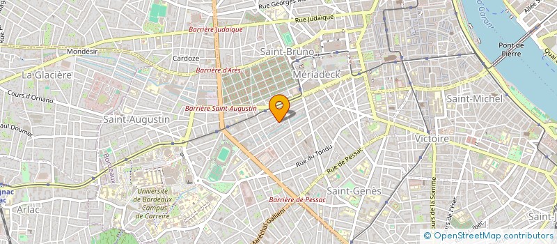 localisation de l'entreprise MADAME CLARA LONGUEVILLE  BORDEAUX