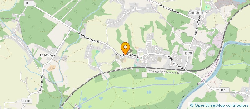 localisation de l'entreprise MADAME CLARA LOPEZ  RIVIERE-SAAS-ET-GOURBY