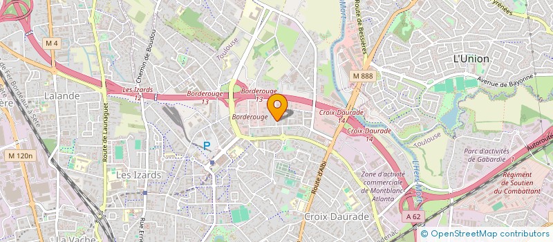 localisation de l'entreprise MADAME CLARA LOUBET à TOULOUSE