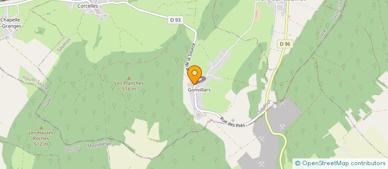 localisation de l'entreprise MADAME CLARA LOUIS  MONTENOIS