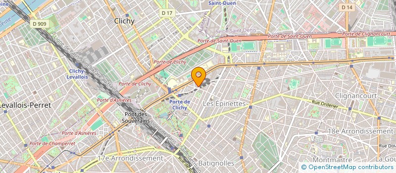 localisation de l'entreprise MADAME CLARA LUX-ROMERO  PARIS