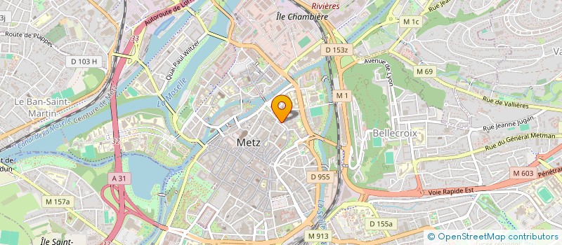 localisation de l'entreprise MADAME CLARA MAGISTRO  METZ