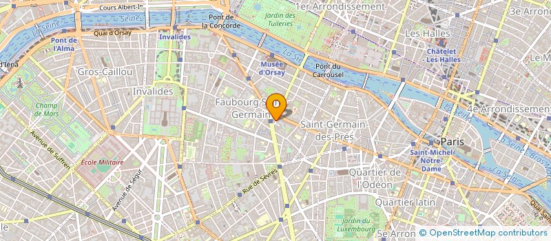 localisation de l'entreprise MADAME CLARA MAGNIN  PARIS