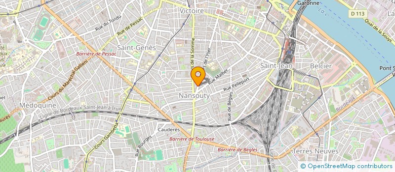 localisation de l'entreprise MADAME CLARA MALLIER  BORDEAUX