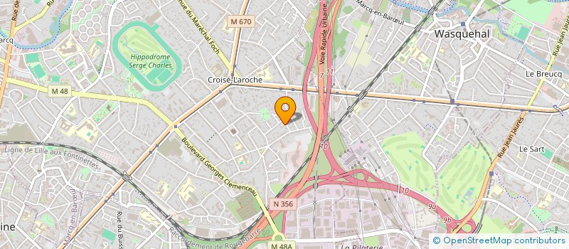 localisation de l'entreprise MADAME CLARA MAMET  MARCQ-EN-BARUL