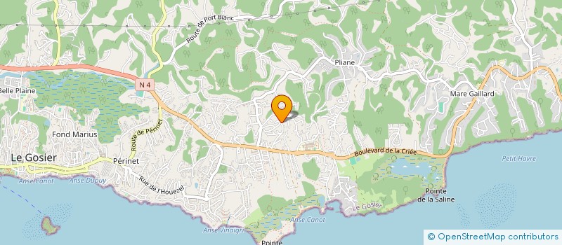 localisation de l'entreprise MADAME CLARA MANACH  LE GOSIER