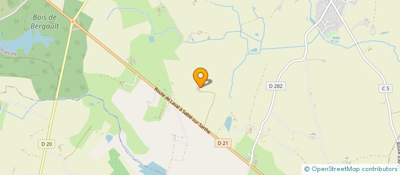 localisation de l'entreprise MADAME CLARA MANCEAU  ARQUENAY