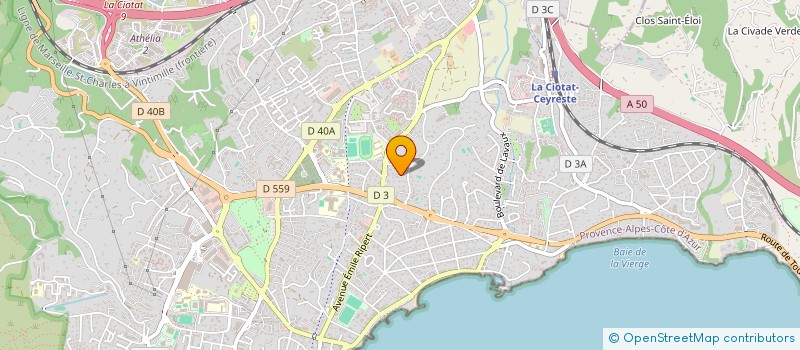 localisation de l'entreprise MADAME CLARA MANISCALCO  LA CIOTAT
