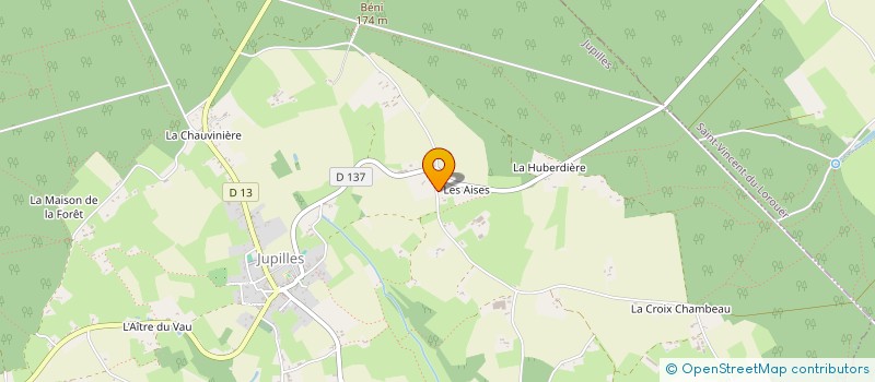 localisation de l'entreprise MADAME CLARA MARAIS  JUPILLES