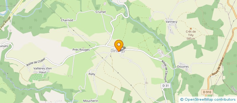 localisation de l'entreprise MADAME CLARA MARCHAND  DESINGY