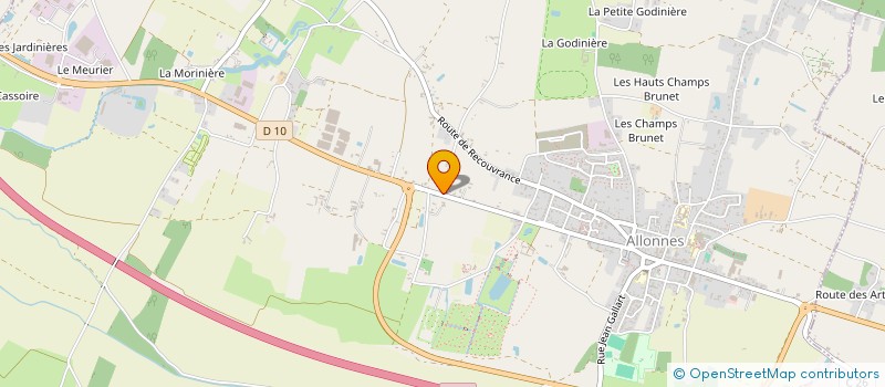 localisation de l'entreprise MADAME CLARA MARCHAND à ALLONNES