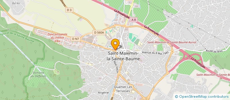 localisation de l'entreprise MADAME CLARA MARCHIONI à SAINT-MAXIMIN-LA-SAINTE-BAUME