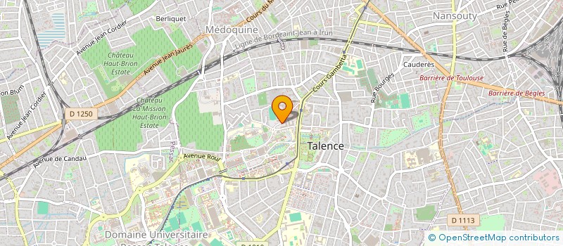 localisation de l'entreprise MADAME CLARA MARMIESSE  TALENCE