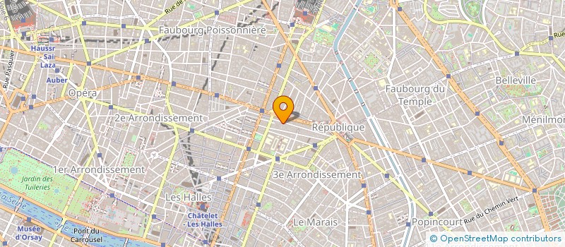 localisation de l'entreprise MADAME CLARA MARTINETTI  PARIS