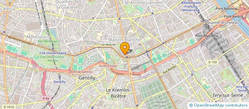 localisation de l'entreprise MADAME CLARA MAYEMBO  PARIS