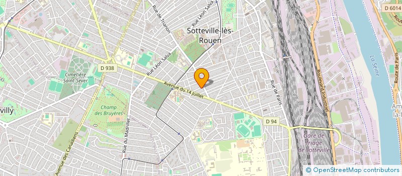 localisation de l'entreprise MADAME CLARA MENARD  SOTTEVILLE-LES-ROUEN