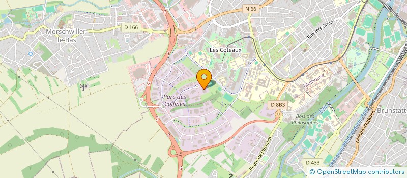 localisation de l'entreprise MADAME CLARA MESSINGER  MULHOUSE