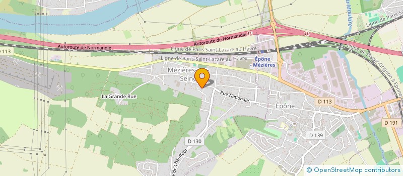 localisation de l'entreprise MADAME CLARA MEUNIER  MEZIERES-SUR-SEINE