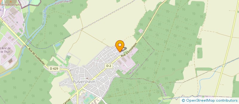 localisation de l'entreprise MADAME CLARA MEYER  PULVERSHEIM