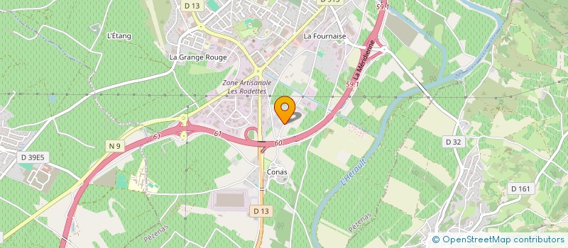 localisation de l'entreprise MADAME CLARA MICHON à PEZENAS