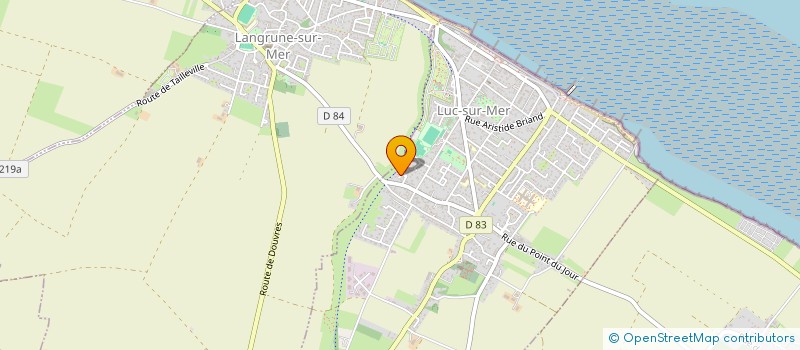 localisation de l'entreprise MADAME CLARA MINISINI  LUC-SUR-MER