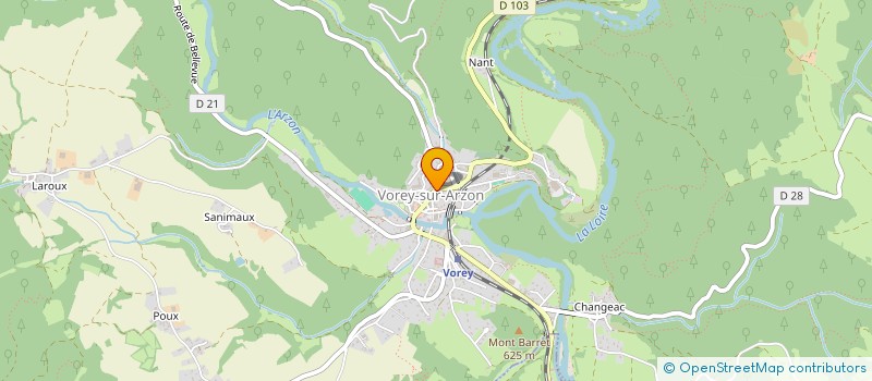 localisation de l'entreprise MADAME CLARA MOISSIN  VOREY