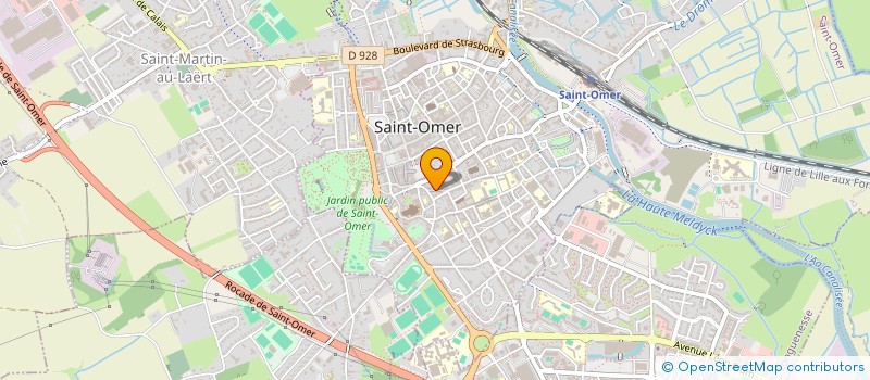 localisation de l'entreprise MADAME CLARA MOLLET  SAINT-OMER