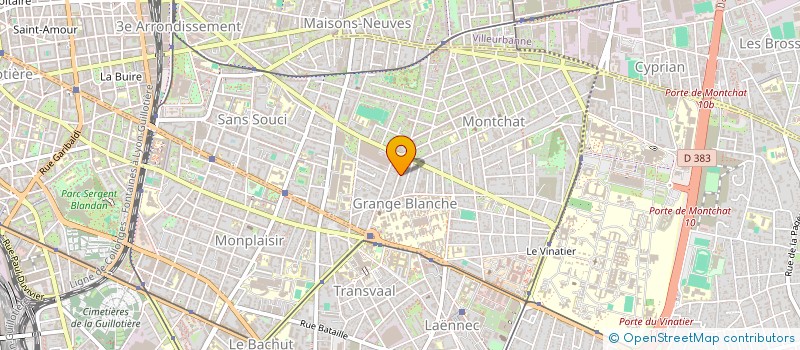 localisation de l'entreprise MADAME CLARA MONROSE  LYON