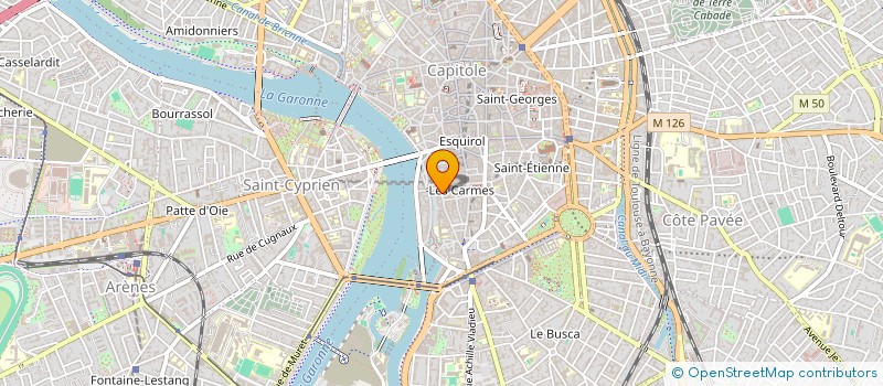 localisation de l'entreprise MADAME CLARA MONTSERRET  TOULOUSE