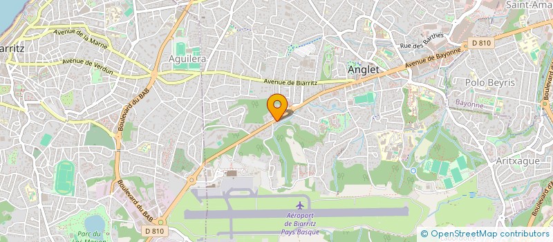 localisation de l'entreprise MADAME CLARA MOREILHON  ANGLET