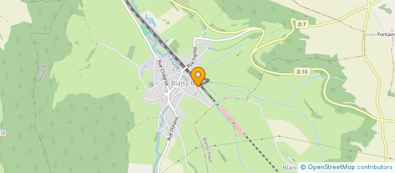 localisation de l'entreprise MADAME CLARA MOULAINE  BLAISY-BAS