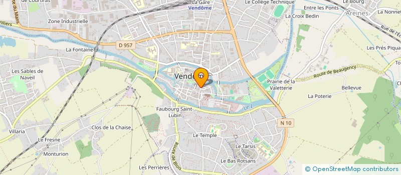 localisation de l'entreprise MADAME CLARA MOURA à VENDOME