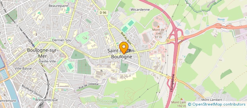 localisation de l'entreprise MADAME CLARA MUSELET  SAINT-MARTIN-BOULOGNE