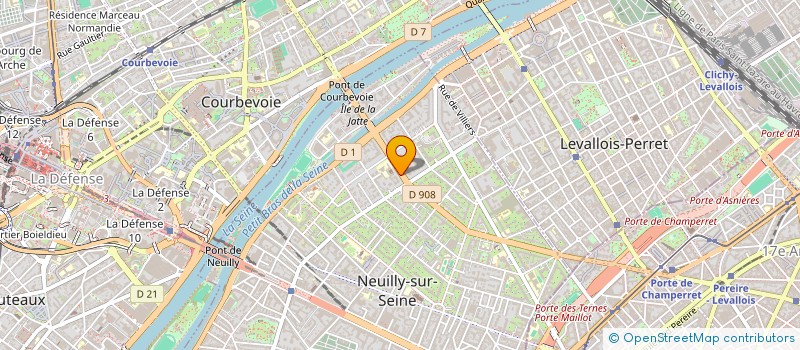 localisation de l'entreprise MADAME CLARA NADEL à NEUILLY-SUR-SEINE
