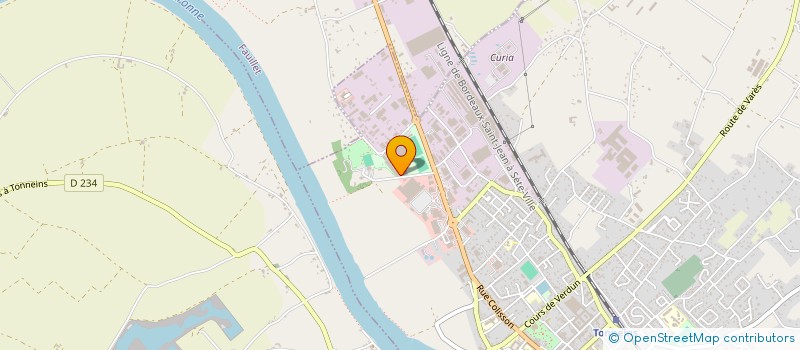 localisation de l'entreprise MADAME CLARA NANG-YADJI  TONNEINS