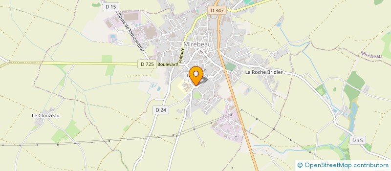 localisation de l'entreprise MADAME CLARA NEVEUX à SAINT-MARTIN-LA-PALLU