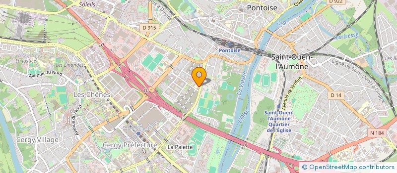 localisation de l'entreprise MADAME CLARA NGUEKORA  ERAGNY