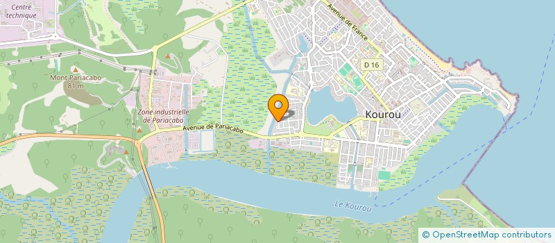 localisation de l'entreprise MADAME CLARA NICOLAS  KOUROU