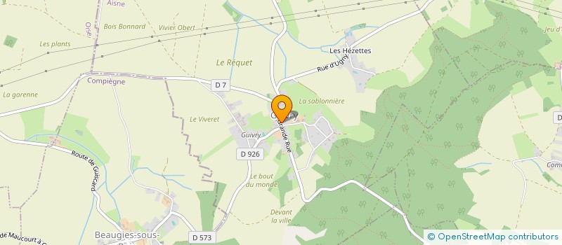 localisation de l'entreprise MADAME CLARA NOUVIAN  TERGNIER