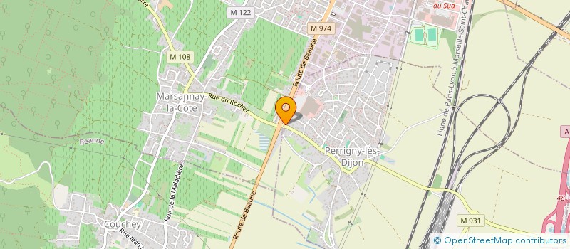 localisation de l'entreprise MADAME CLARA OLIVEIRA  PERRIGNY-LES-DIJON