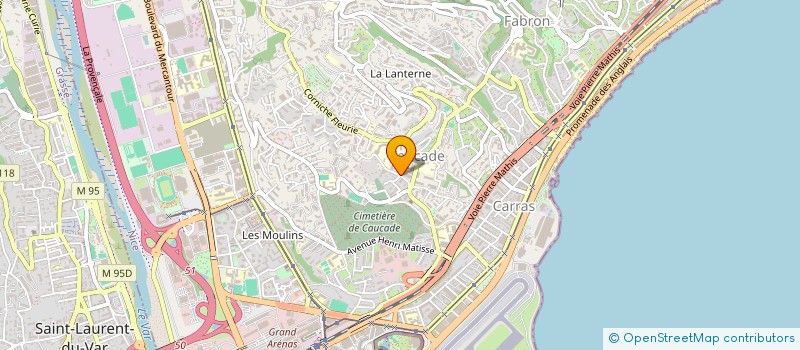 localisation de l'entreprise MADAME CLARA OLIVIN  NICE