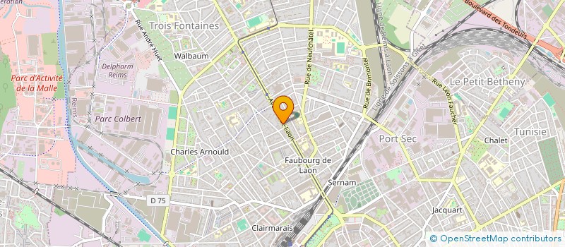 localisation de l'entreprise MADAME CLARA PAPAUX  REIMS