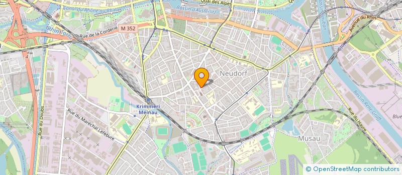 localisation de l'entreprise MADAME CLARA PARAGE  STRASBOURG