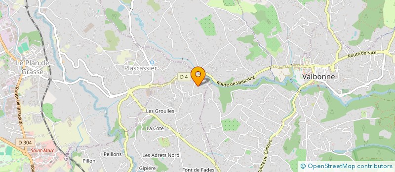 localisation de l'entreprise MADAME CLARA PARISOT  MOUANS-SARTOUX