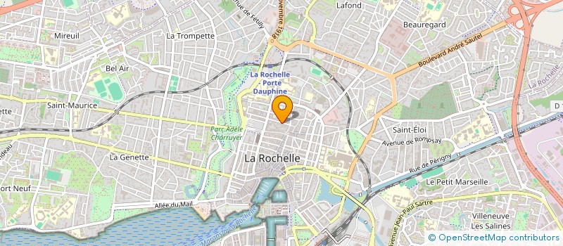 localisation de l'entreprise MADAME CLARA PATOIZEAU  LA ROCHELLE