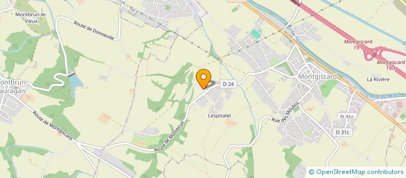 localisation de l'entreprise MADAME CLARA PECHOU  DEYME