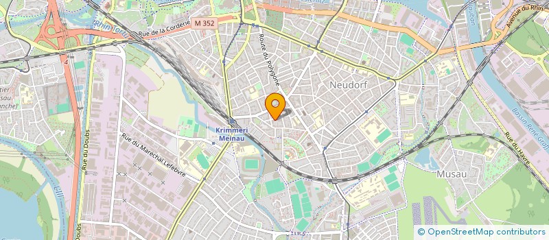 localisation de l'entreprise MADAME CLARA PEIGNOIS à STRASBOURG