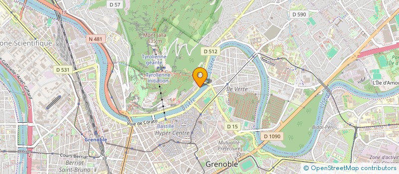 localisation de l'entreprise MADAME CLARA PERENYI  GRENOBLE